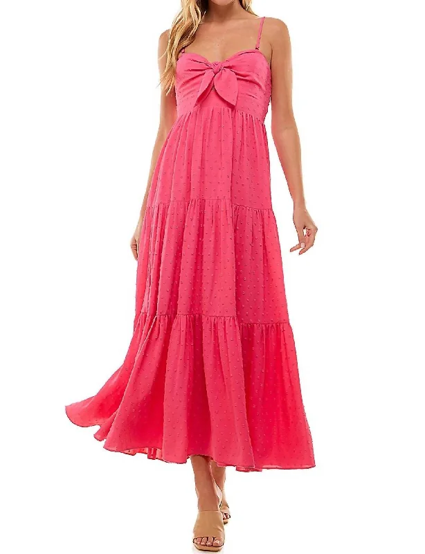 Clearance Event shift dressHot Pink Maxi Dress