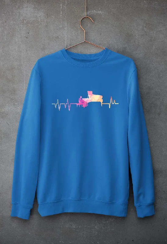 Can't Be Beat fitted workout sweatshirtPiano Unisex Sweatshirt for Men/Women