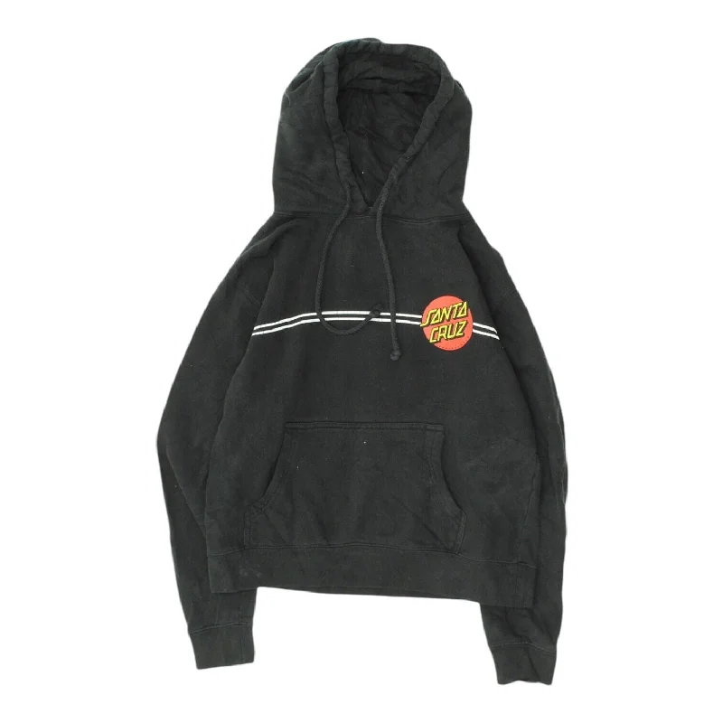 Buy Now Santa Cruz Womens Black Pullover Hoodie | Skate Skatewear Designer Hoody VTG