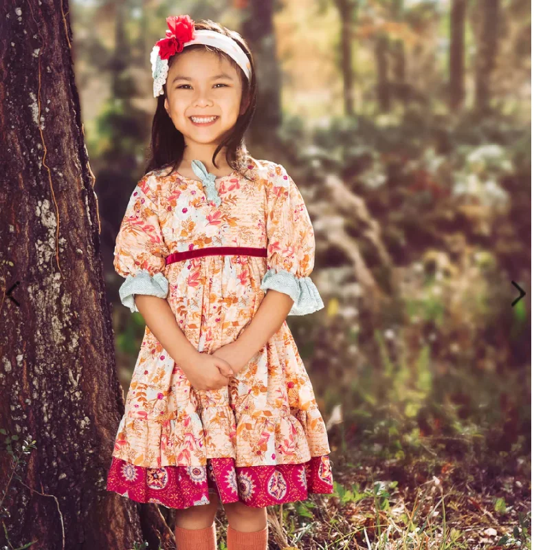 Closeout Sale draped dressHaute Baby Amber Dreams Dress