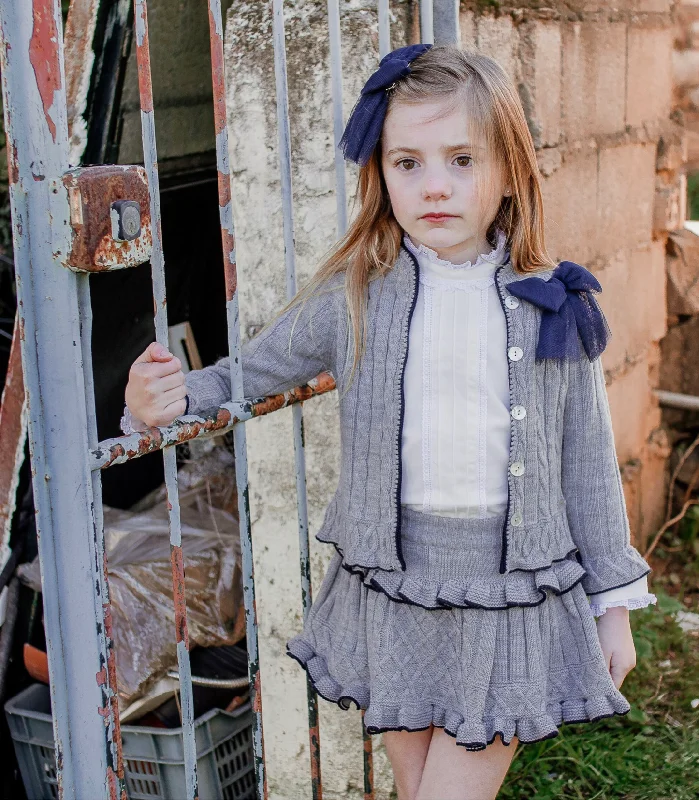 Super Savings flowy maxi dressRahigo Girls Gray Skirt Set