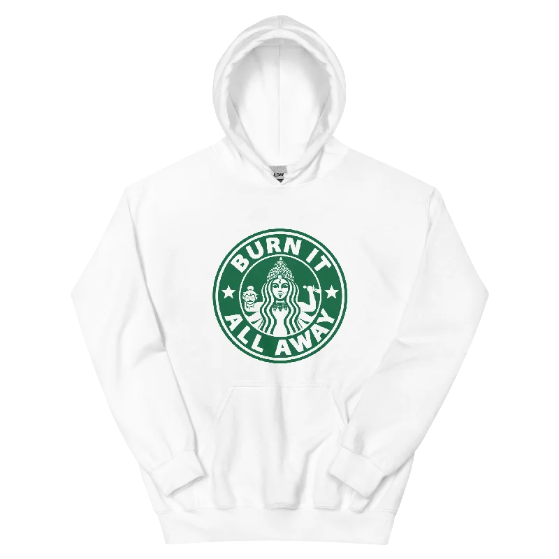 Price Cut Burn It All Away Graphic Hoodie