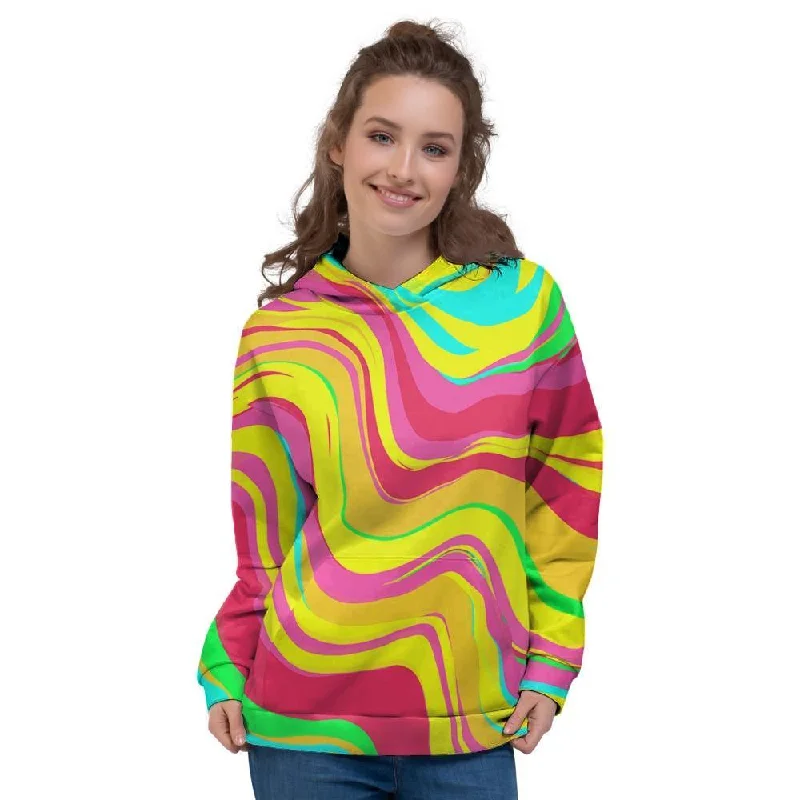 Massive Deals Abstract Paint Women's Hoodie