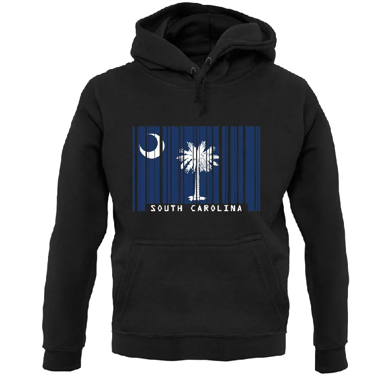 Discount Days South Carolina  Barcode Style Flag Unisex Hoodie