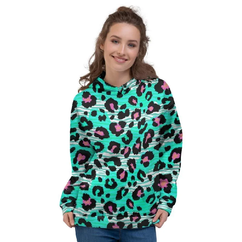 Best Bargains Leopard Zebra Print Women's Hoodie