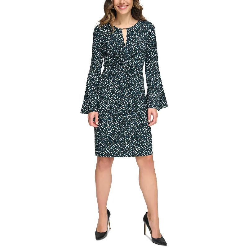 Midnight Sale casual midi dressTommy Hilfiger Womens Embellished Knee Midi Dress