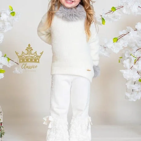 Limited Quantity tiered dressWool Ruffle Leggings