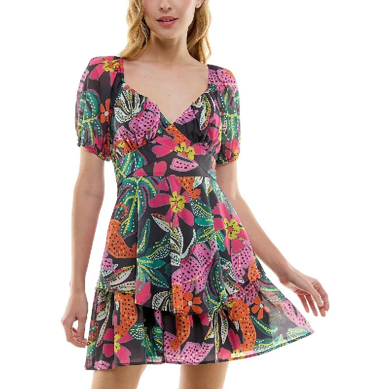 Limited Time Discount elegant evening dressCrystal Doll Womens Juniors Printed Above Knee Fit & Flare Dress Limited Time Discount elegant evening dressCrystal Doll Womens Juniors Printed Above Knee Fit & Flare Dress