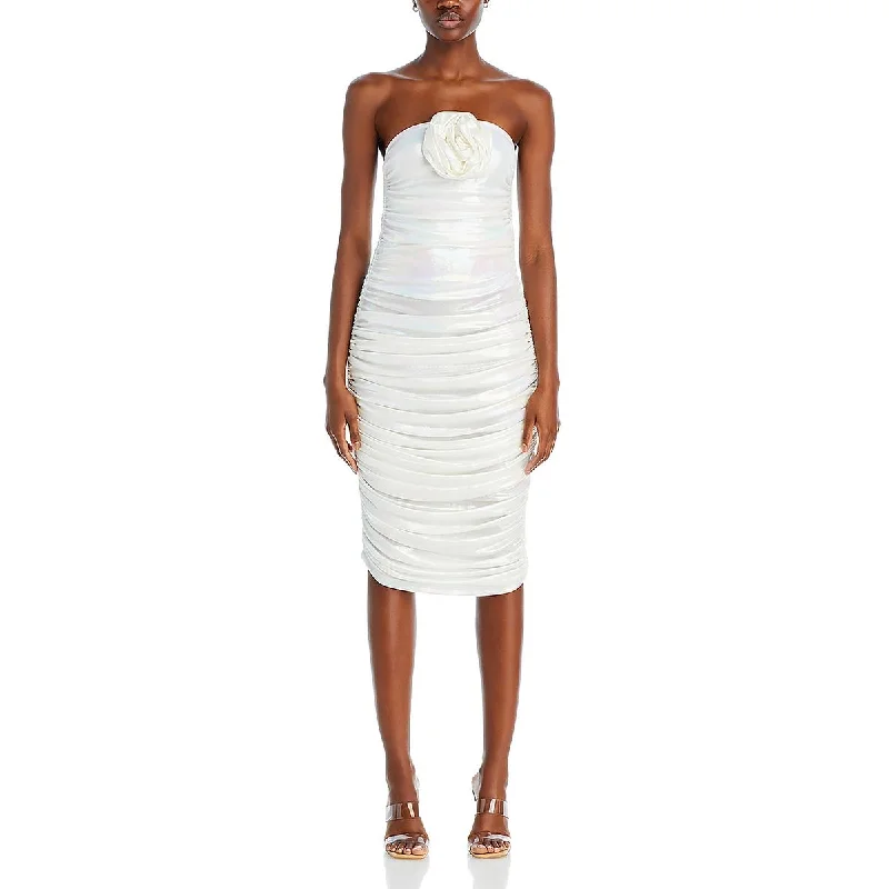 Deal Explosion off-the-shoulder dressBahía María Womens Roxane Iridescent Ruched Cocktail And Party Dress Deal Explosion off-the-shoulder dressBahía María Womens Roxane Iridescent Ruched Cocktail And Party Dress