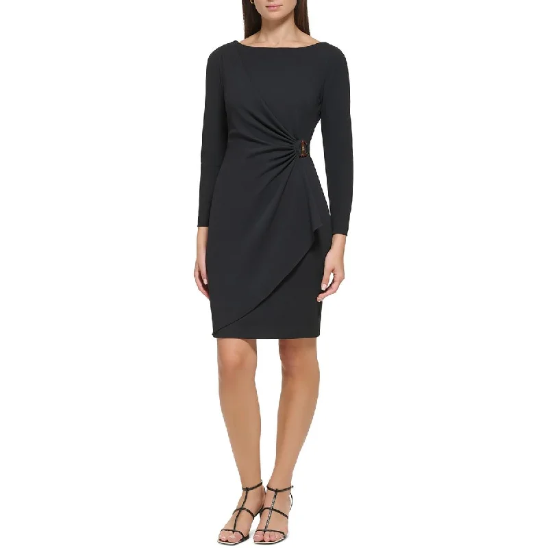 New Arrival sleeveless dressDKNY Womens Embellished Above Knee Wrap Dress