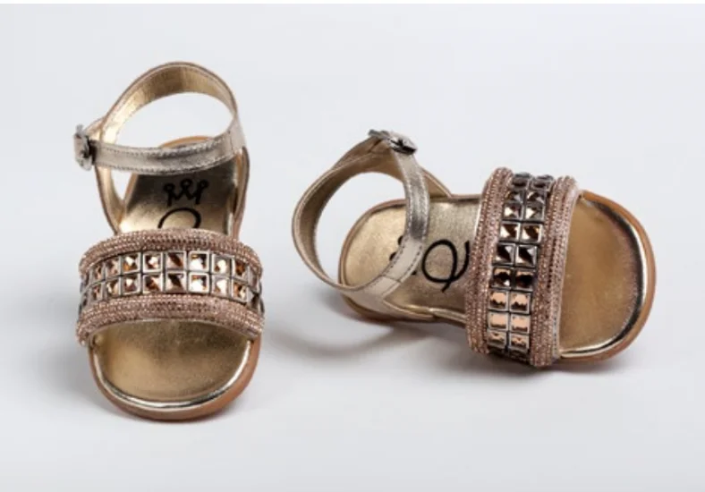 Price Reduction trendy wrap dressEver Kid Infant Gold Sandal