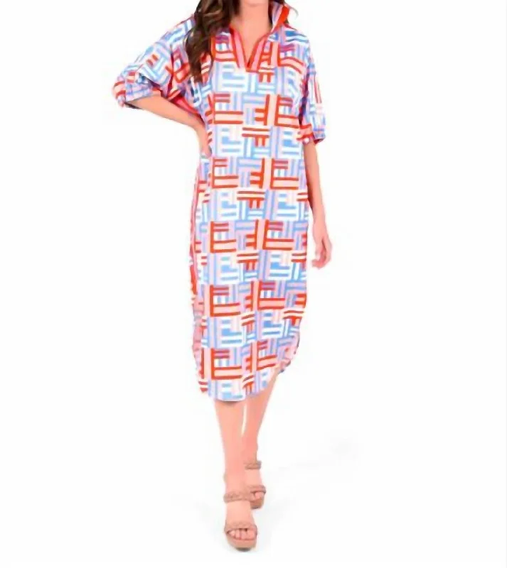New Markdowns modern dressPoppy Caftan In Grosgrain