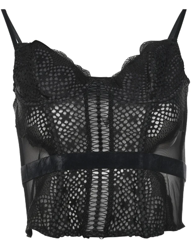 Buy More, Save More classic denim jacketLace Bustier - XS