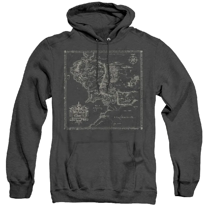Don't Wait oversized hoodieLord Of The Rings Trilogy, The Map Of Me - Heather Pullover Hoodie