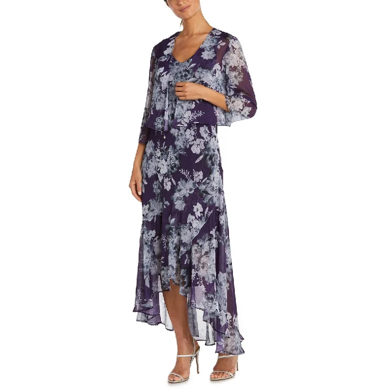 Midnight Madness shift dressR&M Richards Womens 2PCS Hi-Low Maxi Dress