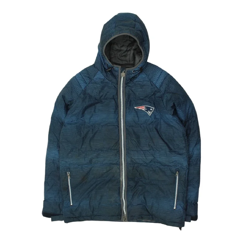 Midnight Madness New England Patriots Mens Blue Hooded NFL Pro Line Jacket | Tracksuit Top Hoodie
