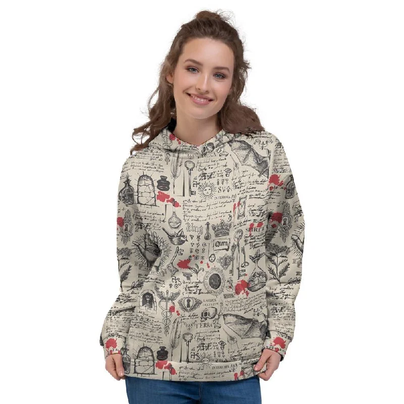 Final Sale Alchemy Witchcraft Gothic Women's Hoodie