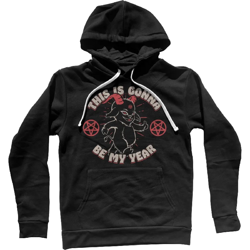 Clearance Sale This is Gonna Be My Year Devil Unisex Hoodie