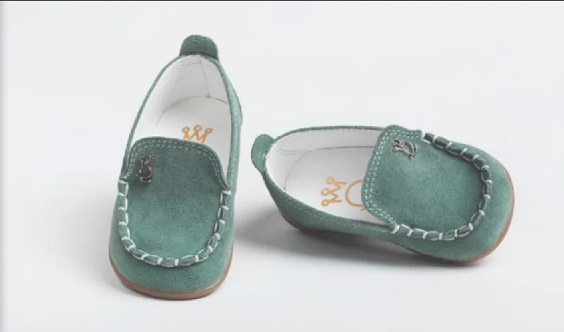YEAR-End Sale wrap dressBoys Mint Suede Loafer