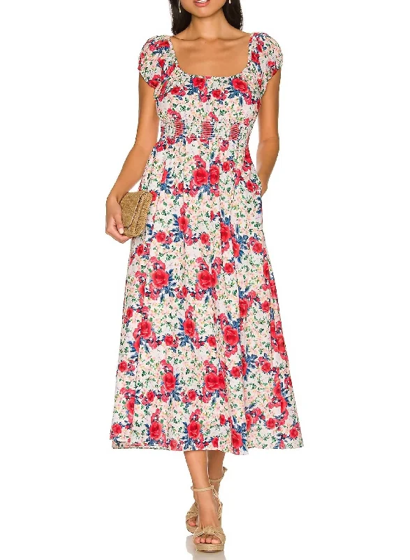 Take Advantage pleated maxi dressVernon Midi Maxi Dress In Rush Of Red