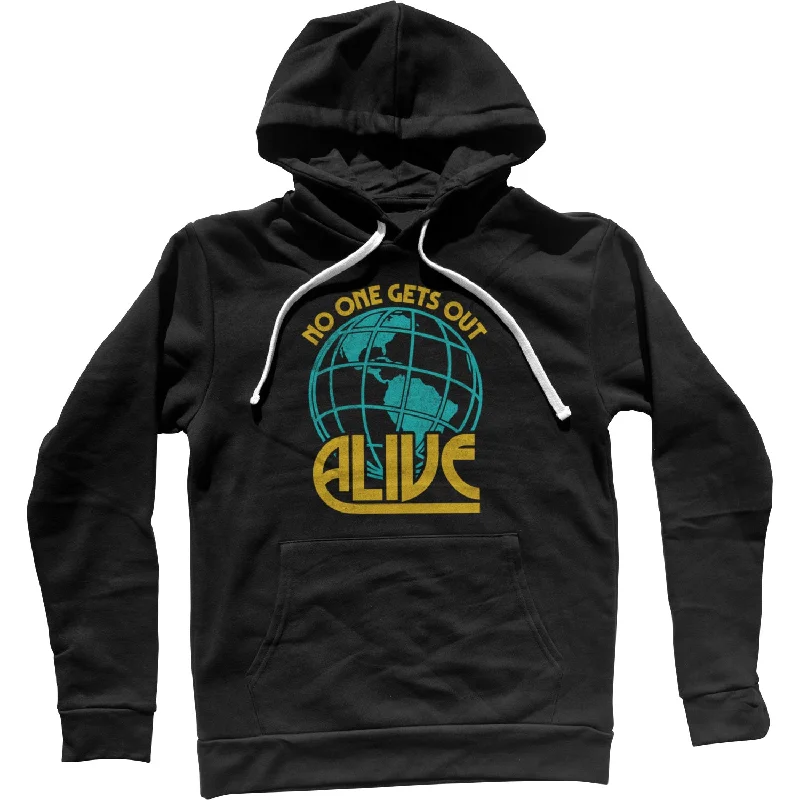 Incredible Offers No One Gets Out Alive Unisex Hoodie