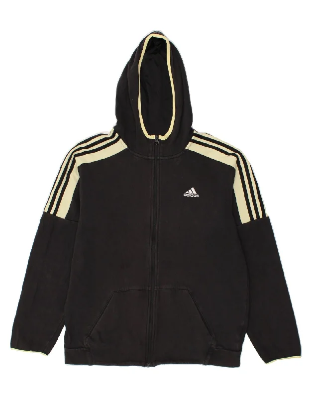 Lowest Prices ADIDAS Mens Zip Hoodie Sweater Medium Black Cotton