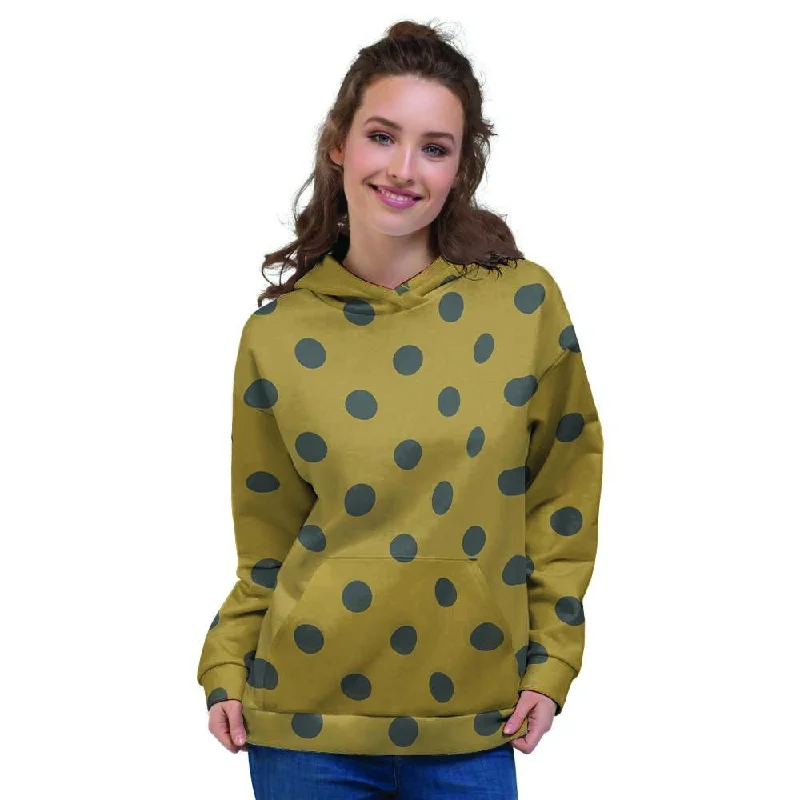 Sale Event Gold Polka Dot Women's Hoodie