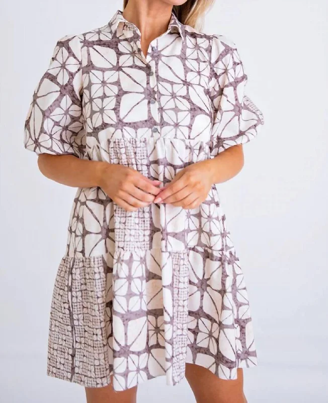 Exclusive Access bodycon dressLorretta Linen Dress In Safari Print