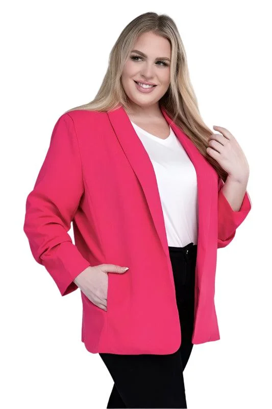 Today’s Deal classic bomber jacketPlus Shawl Lapel Blazer