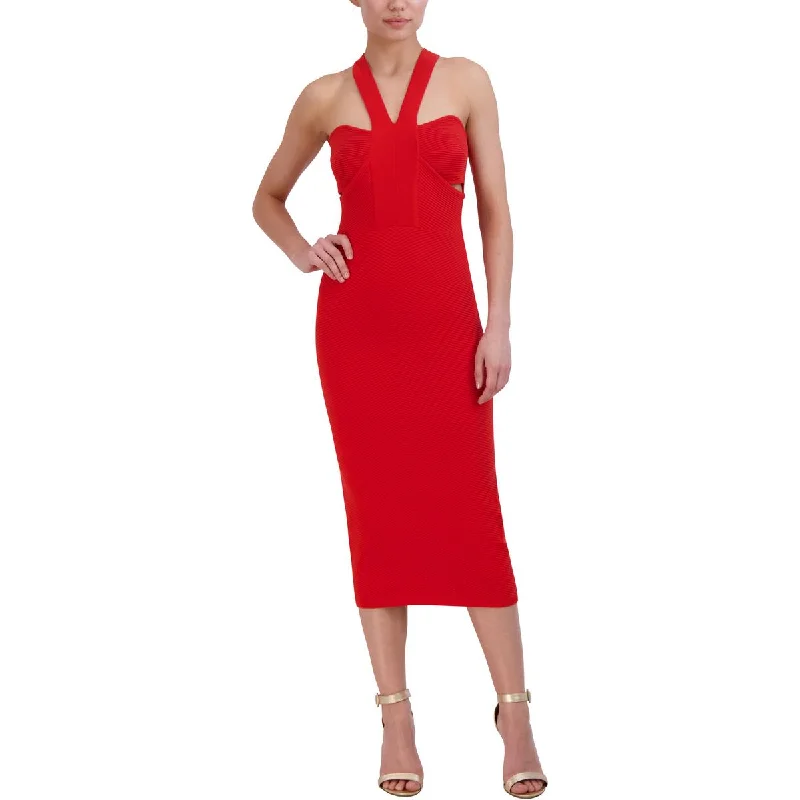 Buy More, Save More formal dressBCBGMAXAZRIA Womens Sleeveless Ribbed Sheath Dress