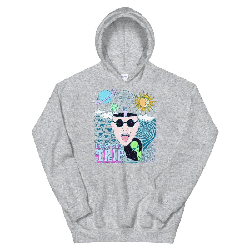 Discount Deals Enjoy The Trip Graphic Hoodie