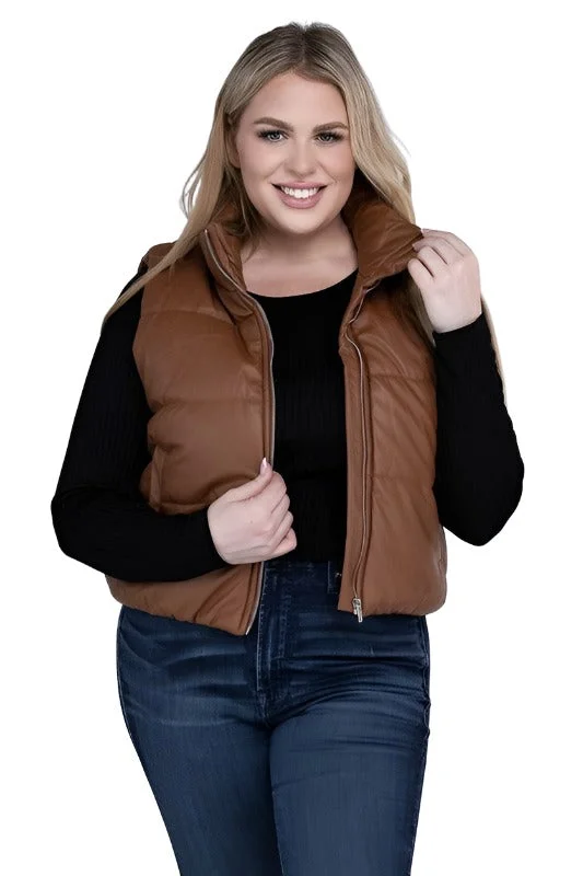 Special Offer trendy utility jacketPlus Size Puffer Vest