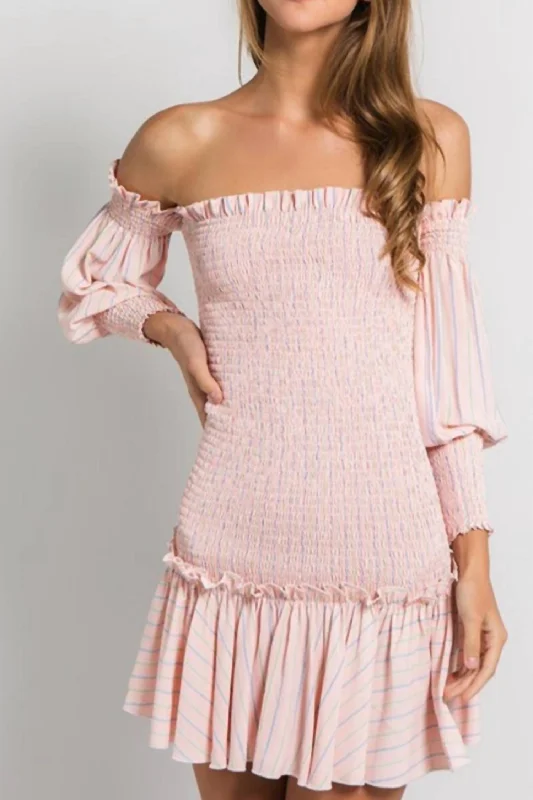Savings Alert ruched dressStripe Off The Shoulder Shirred Mini Dress In Coral Striped Savings Alert ruched dressStripe Off The Shoulder Shirred Mini Dress In Coral Striped