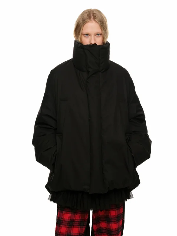 Extra Discounts chic jacketStand Collar Loose Silhouette Down Jacket