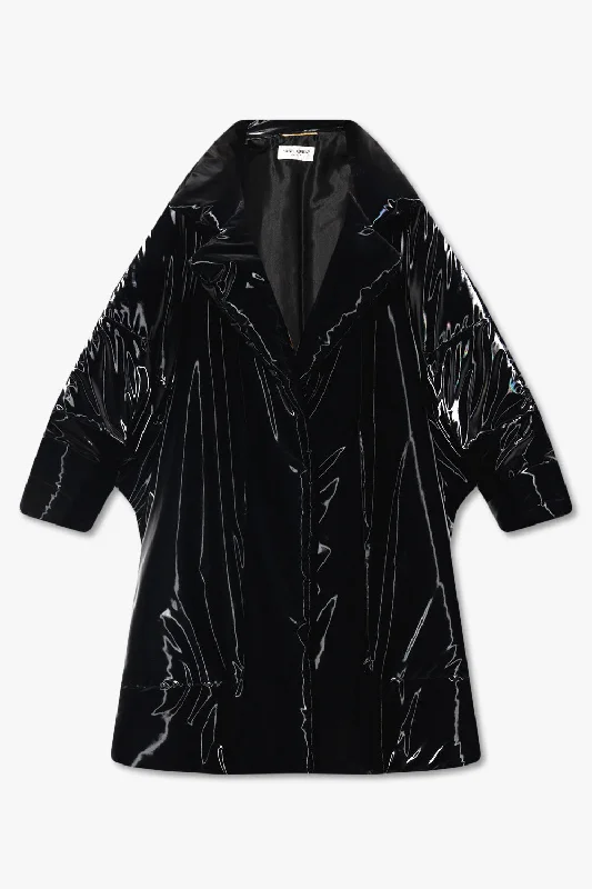 Amazing Deals fashionable windbreakerSaint Laurent Womens Coat In Black