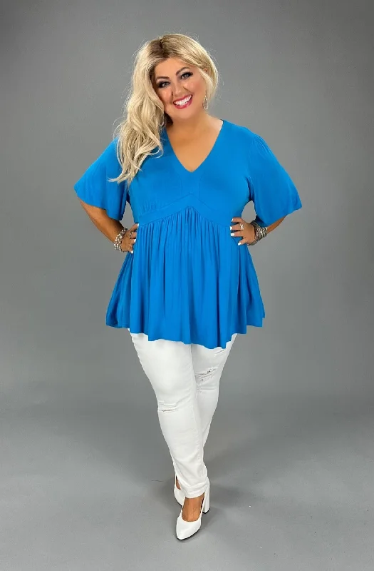 Don't Miss winter dress22 SSS {Catching Glances} Blue V-Neck Babydoll Tunic CURVY BRAND!!! EXTENDED PLUS SIZE 2X 3X 4X 5X 6X (May Size Down 1 Size) Don't Miss winter dress22 SSS {Catching Glances} Blue V-Neck Babydoll Tunic CURVY BRAND!!! EXTENDED PLUS SIZE 2X 3X 4X 5X 6X (May Size Down 1 Size)