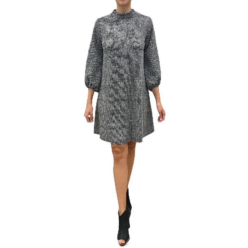 Low Prices t-shirt dressSignature By Robbie Bee Womens Mock Neck Midi Shift Dress