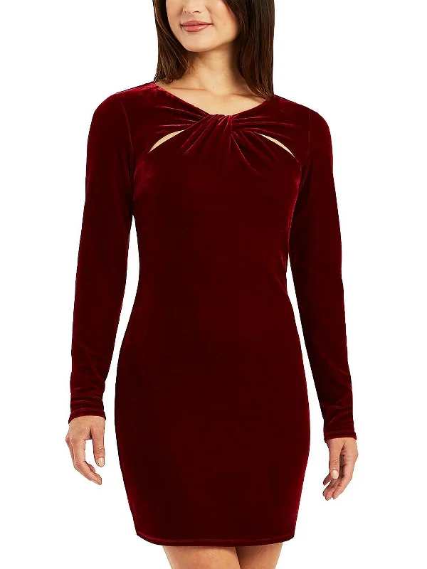 Limited Availability modern dressWomens Velvet Mini Cocktail and Party Dress