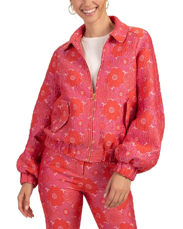 Early Access oversized bomber jacketTrina Turk Melodious Jacket