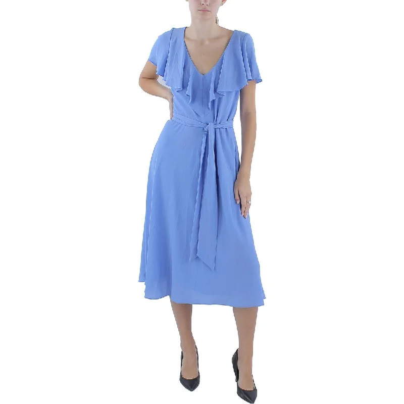 Sale Event fitted cocktail dressLauren Ralph Lauren Womens Crepe Wear To Work Dress