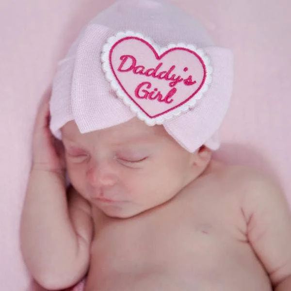 Factory Direct Sale playful dressWHITE or Pink Daddy's Girl Hospital Hat