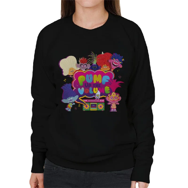 Take Advantage minimalistic workout hoodieTrolls Pump Up The Volume Women's Sweatshirt