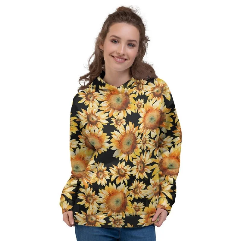 Buy More, Save More Black Sunflower Women's Hoodie