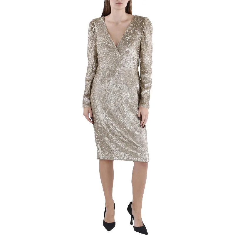 Bargain Prices winter dressDonna Karan Womens Surplice Knee-Length Cocktail And Party Dress Bargain Prices winter dressDonna Karan Womens Surplice Knee-Length Cocktail And Party Dress