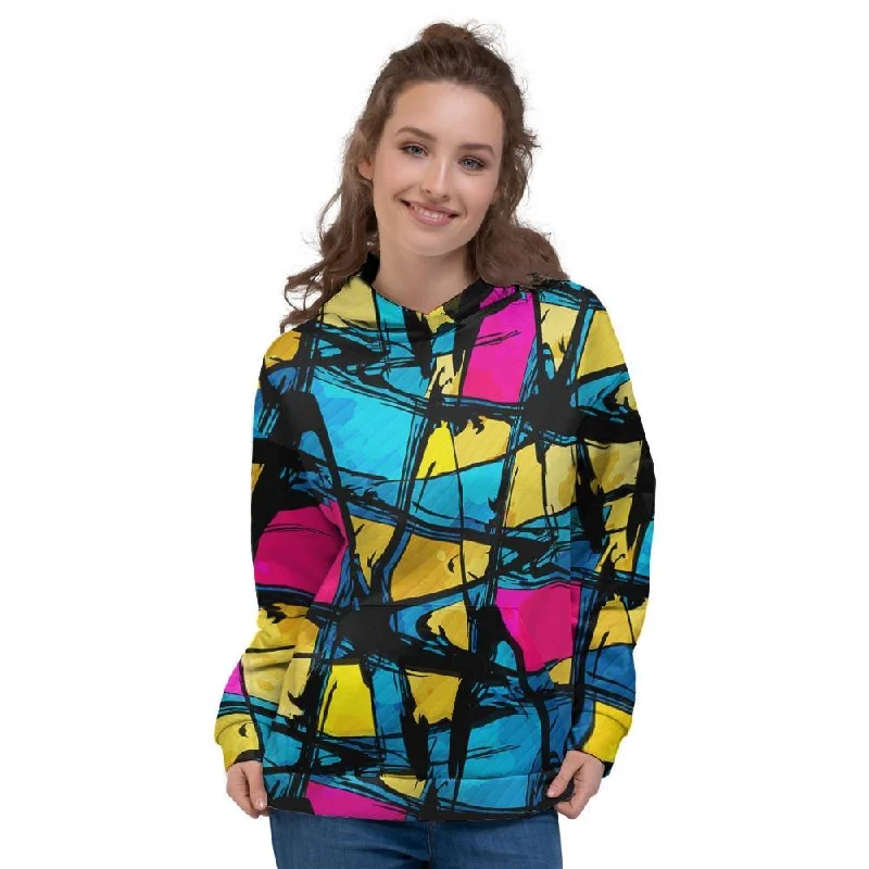 Final Markdown Abstract Psychedelic Graffiti Women's Hoodie