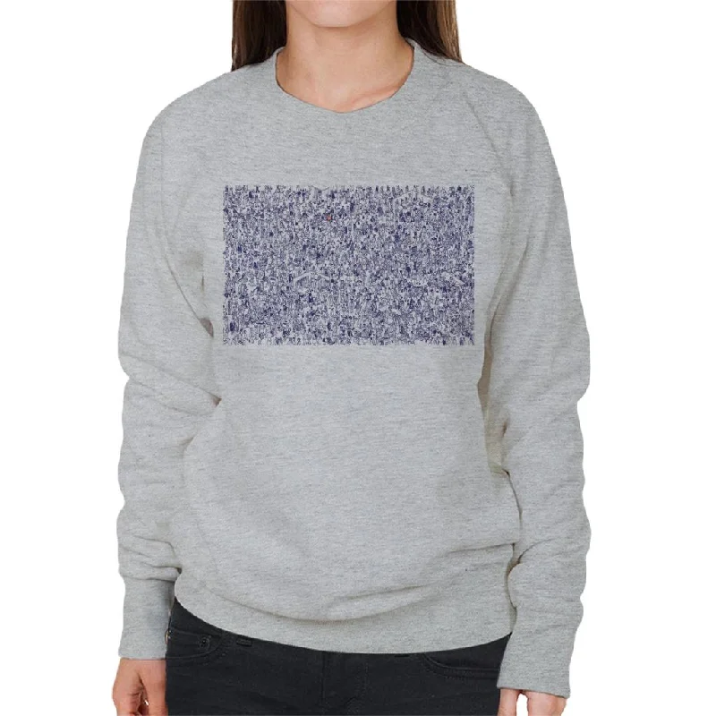 Exclusive Preview fashion sportswear hoodieWhere's Wally Hiding In A Crowd Women's Sweatshirt
