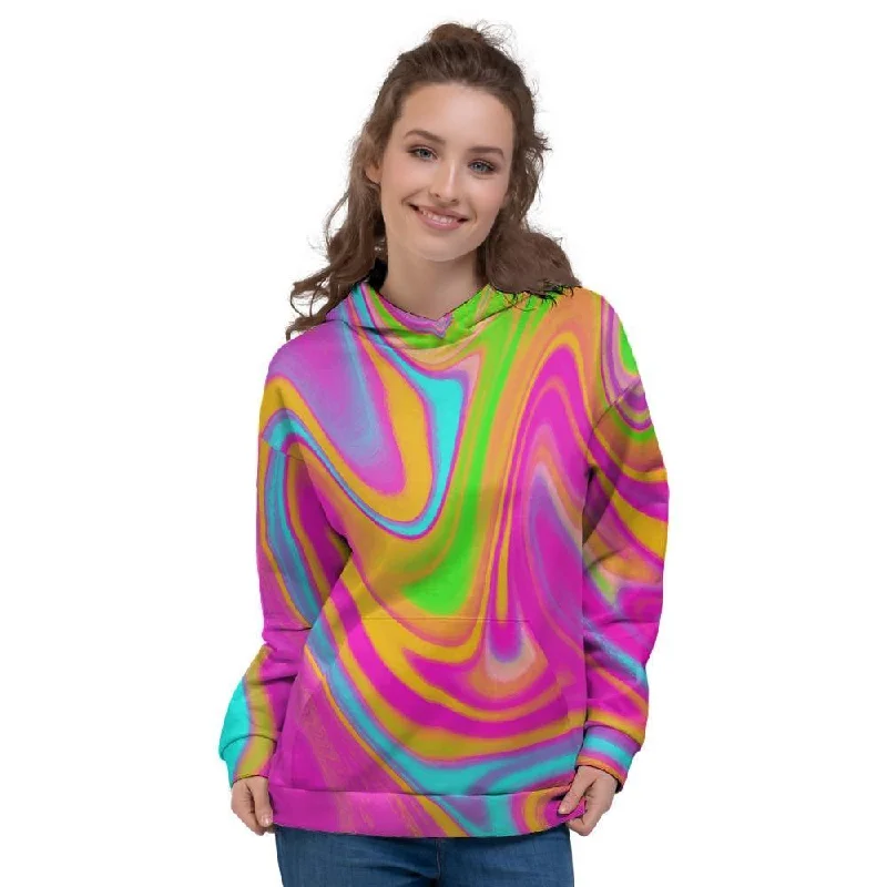 Special Price Colorful Abstract Paint Women's Hoodie
