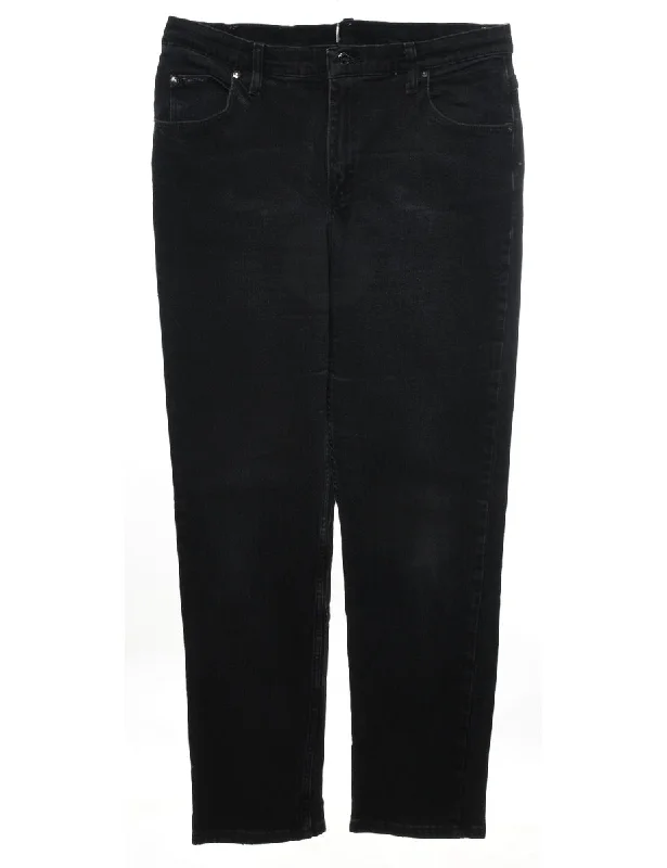 Weekend Flash Sale casual coat jacketRiders Black Lee Tapered Jeans - W34 L31