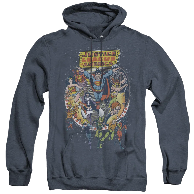 Year-End Sale zip-up hooded sweatshirtJustice League Star Group - Heather Pullover Hoodie Year-End Sale zip-up hooded sweatshirtJustice League Star Group - Heather Pullover Hoodie