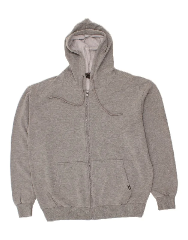 Super Bargain EDDIE BAUER Mens Zip Hoodie Sweater Medium Grey Viscose